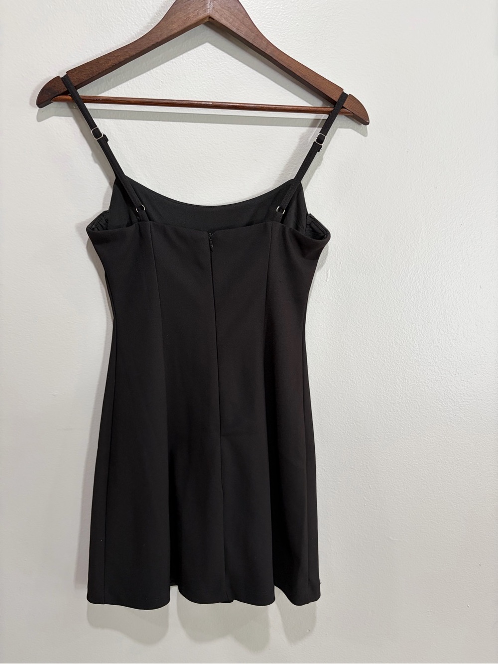 Princess Polly Black Mini Dress with Diamond Trim 💎 - Picture 2 of 5